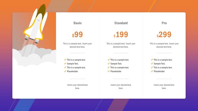 Startup Plans & Pricing PowerPoint Template