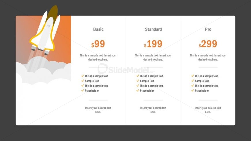 Plans and Pricing Table PPT