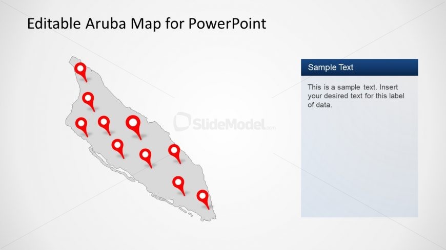 Location Markers for Aruba Map