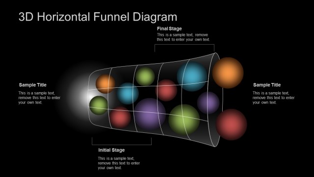 Funnel Diagram With 3D Grid Design for PowerPoint - SlideModel