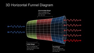 3D Editable PPT Funnel Diagram
