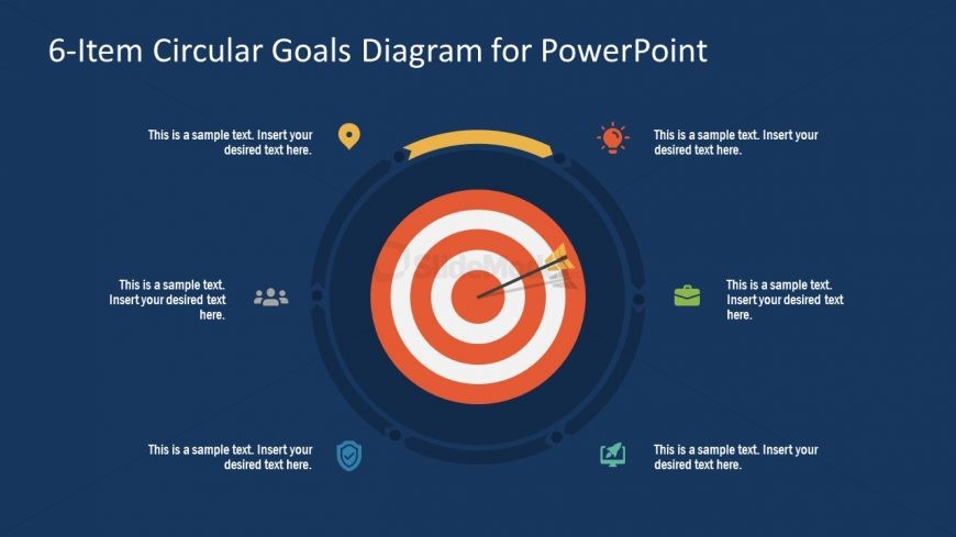PowerPoint Step 1 Circular Goals Slide