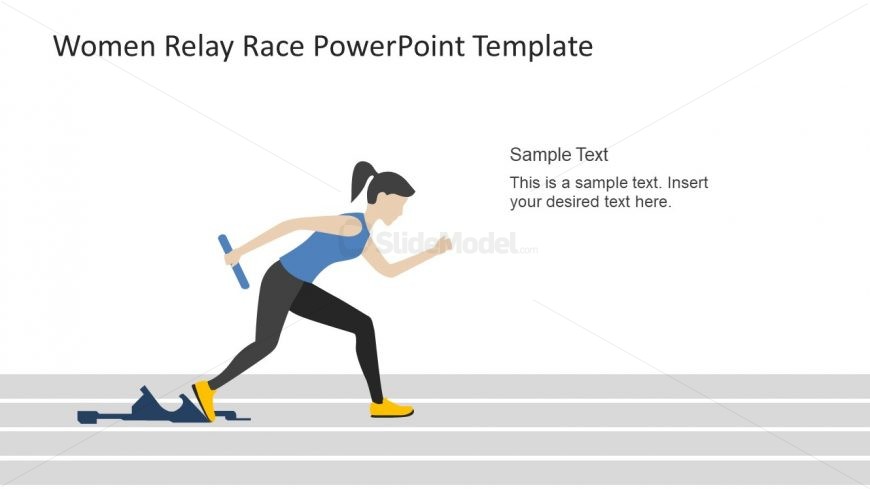 PowerPoint Relay Race Baton Practice 