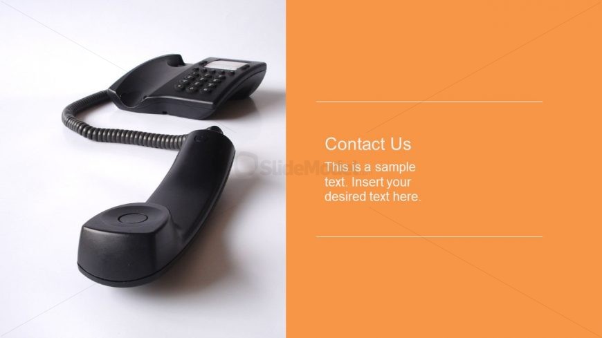 Contact Information Slide Template