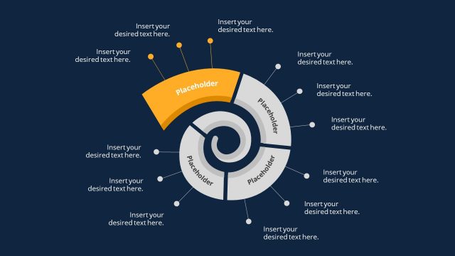 Concept Design PowerPoint Spiral Diagram