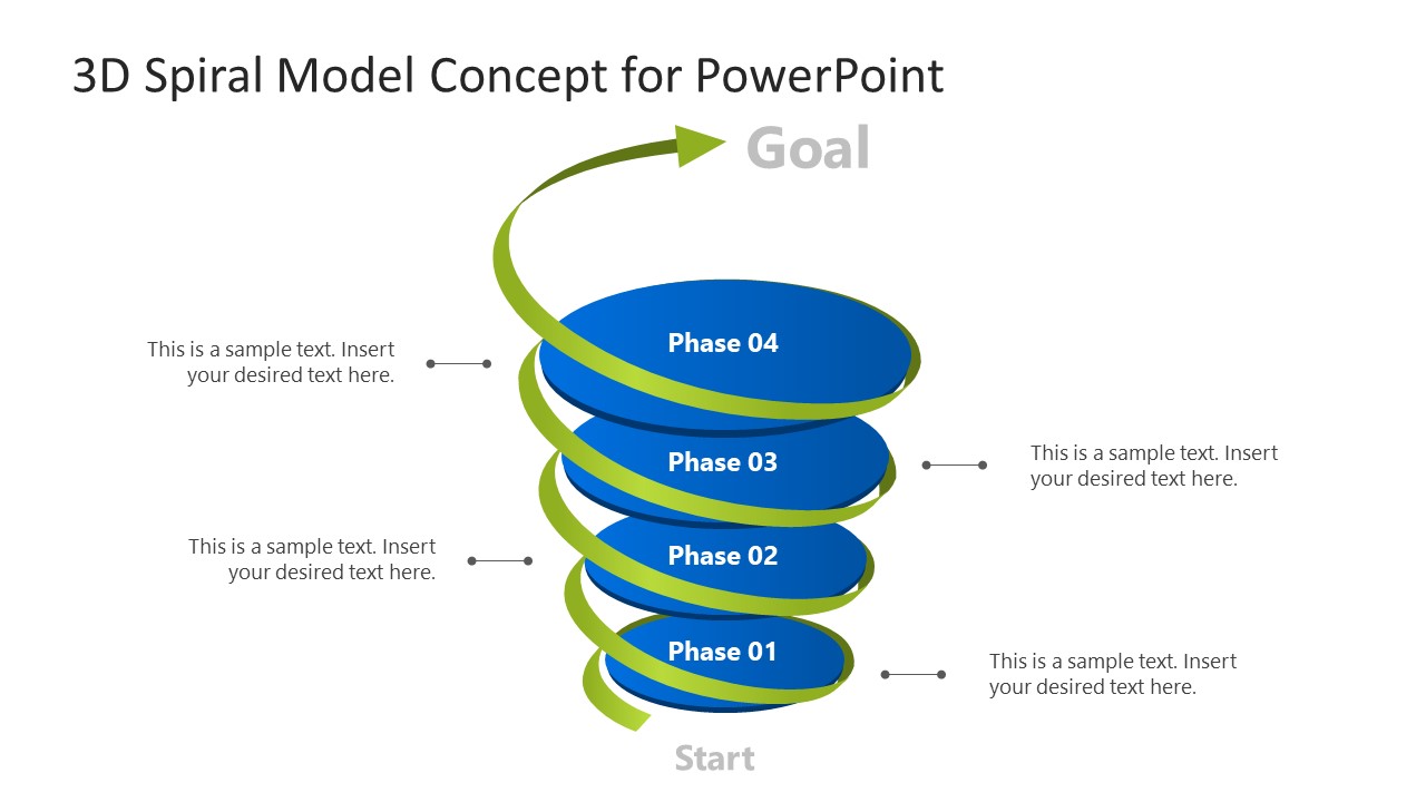 Spiral Strategy Diagram For Powerpoint Slidemodel 9952
