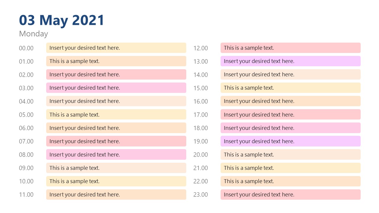 Time Management Planner PowerPoint