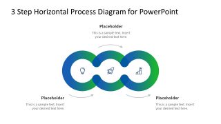 Circular Diagram 3 Steps PowerPoint