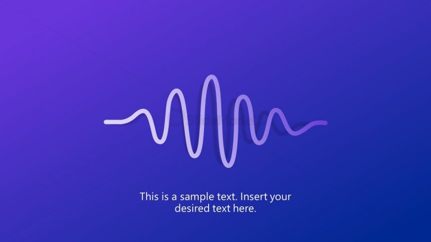 Signal Illustration of Voice Recognition 