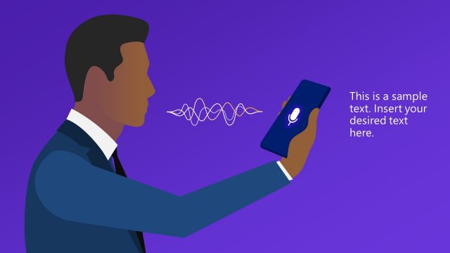 Voice Command Illustration PowerPoint