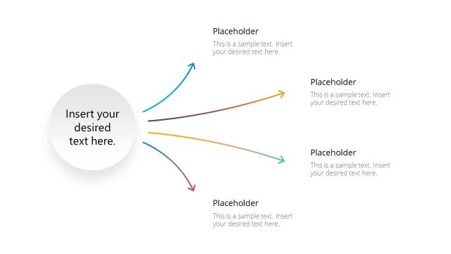4 Sections Arrow Template