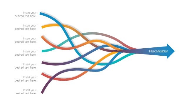 Multiple Curved Arrows Diagram Template