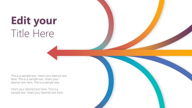 Fishbone Analysis Diagram Design Arrows PPT