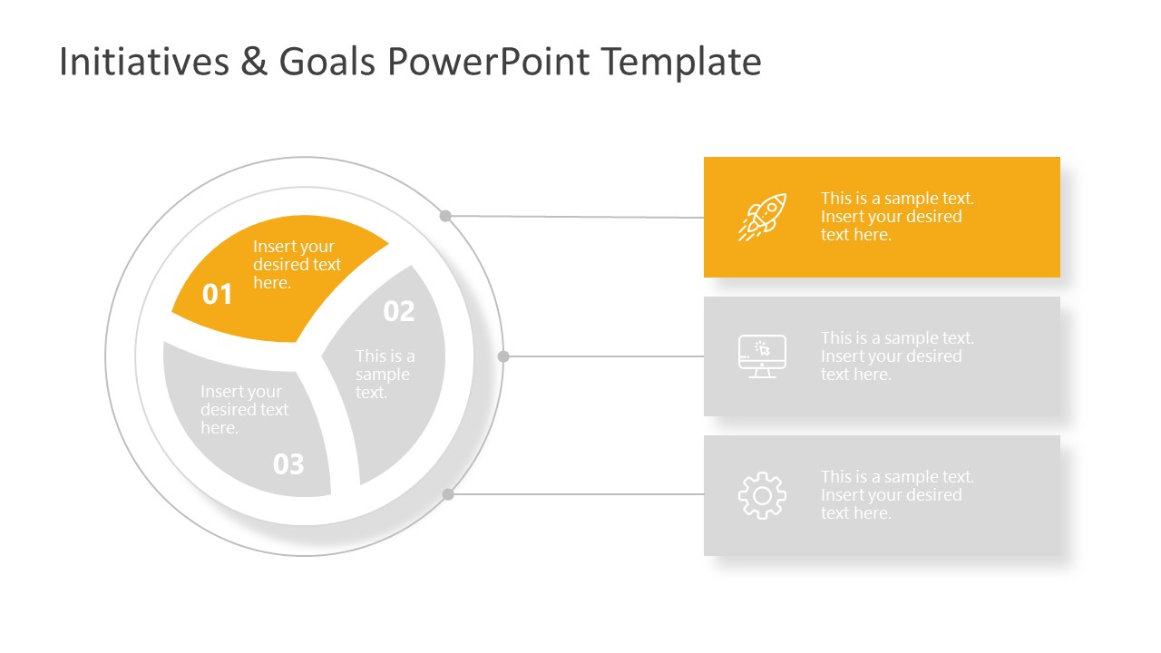 Goals PowerPoint Circular Model