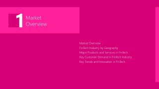 Presentation of Market Overview FinTech