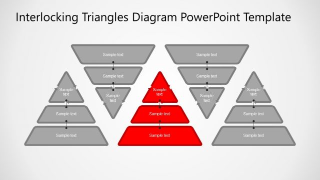 Red Pyramid Template Red Pyramid Diagram Template - SlideModel