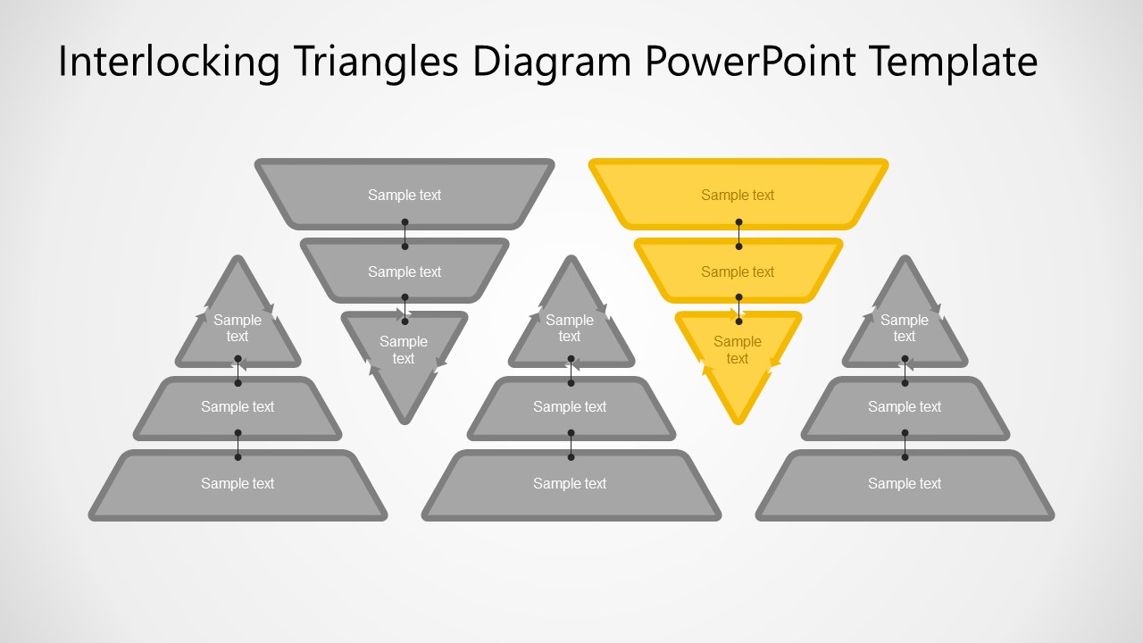 5 Triangles 3 Layers Diagram 