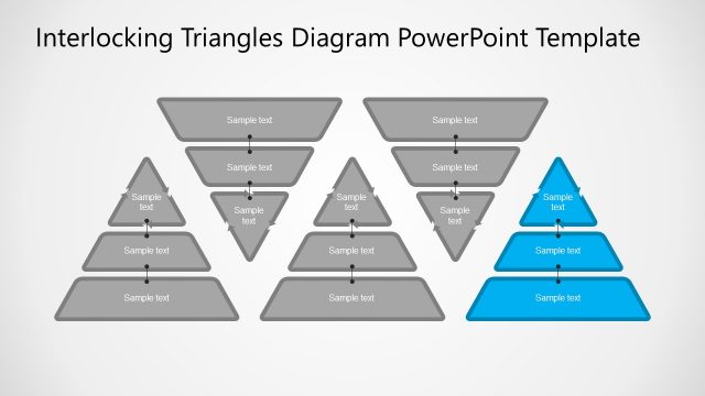 Horizontal Pyramid Sequence PowerPoint