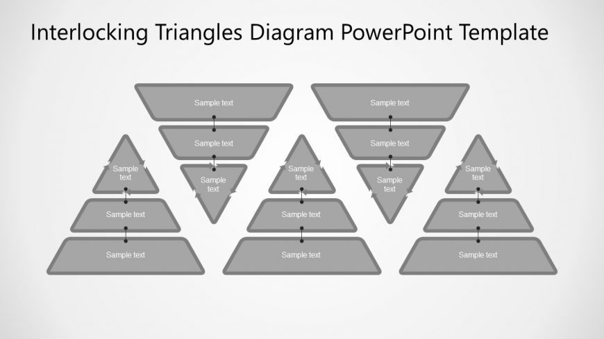 Editable Interlocking Pyramids Diagram