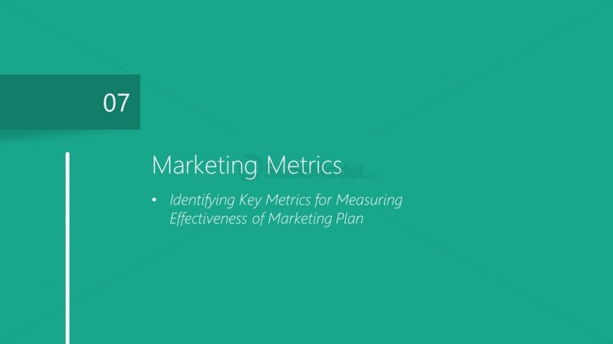 Marketing Metrics Chapters PowerPoint