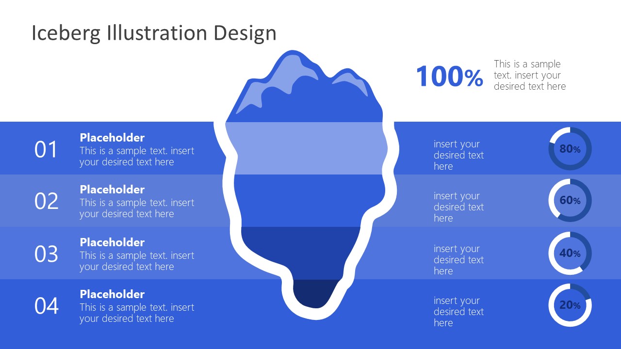 Editable Diagram of Iceberg Presentation 