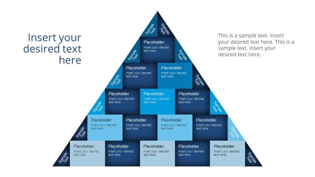 Horizontal and vertical Pyramid Diagram PowerPoint