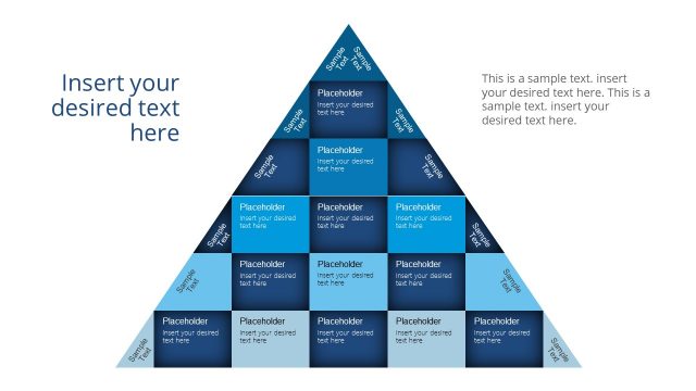 PowerPoint Pyramid 4 Level Diagram
