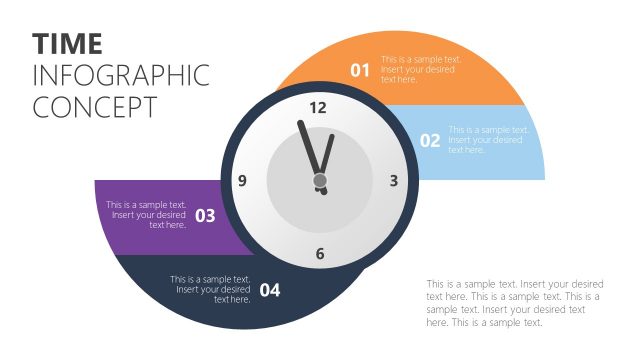 Time Infographic Concept for PowerPoint