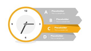 Presentation of Time Management Analog Clock 