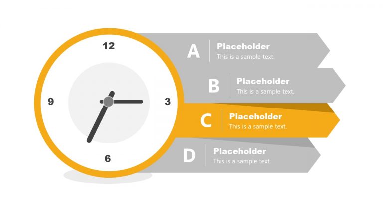 Analog Clock PowerPoint Time PPT - SlideModel