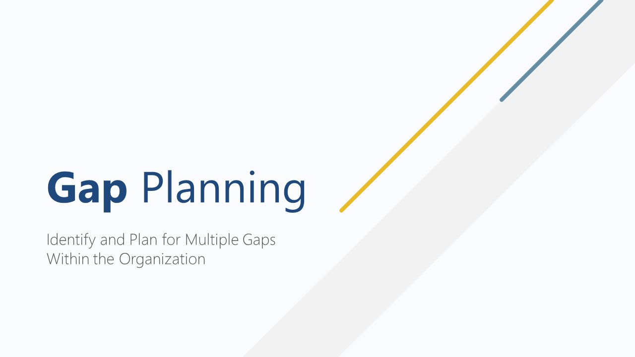 Presentation of GAP Planning PPT