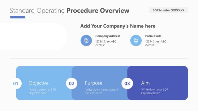 Overview Template for Standard Operating Procedure