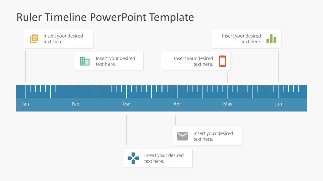 Ruler Timeline PowerPoint Template