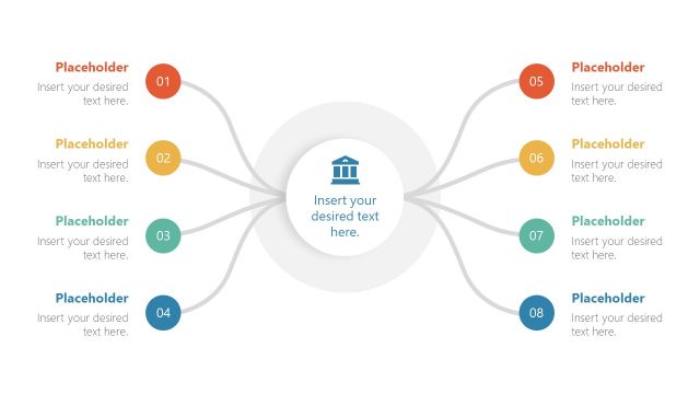 Octopus Diagram Mind Map Template