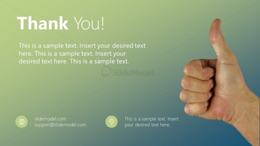 Template of Thank You Images PPT