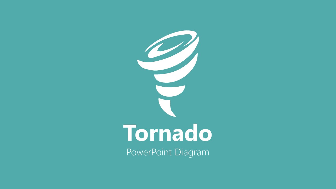 Clipart Icon of Tornado PPT