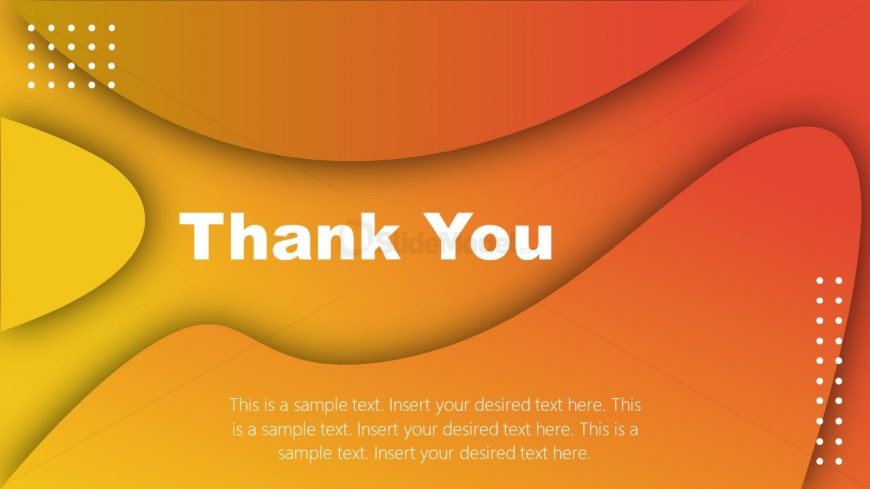 PowerPoint Business Thank You Note Template 