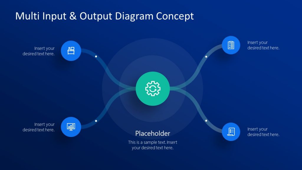 2 Inputs and Outputs PowerPoint Infographic Diagram - SlideModel