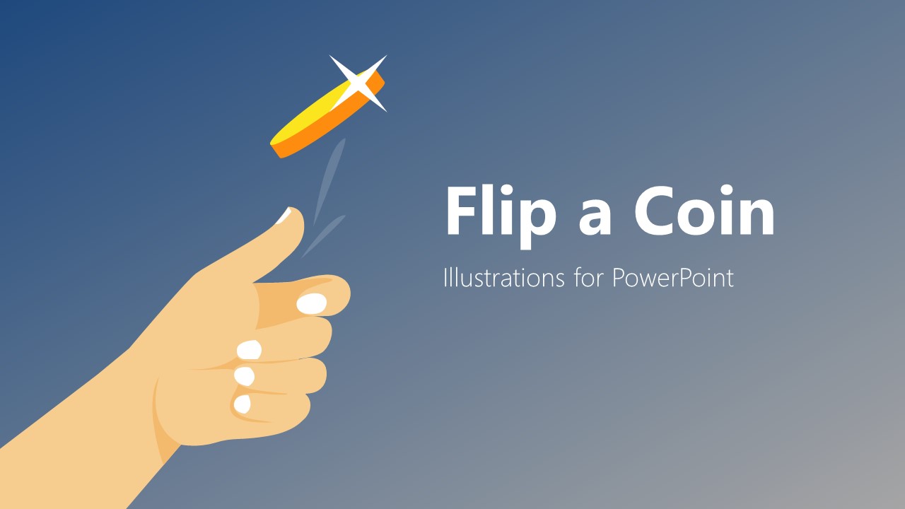 Flip a Coin PowerPoint Template - SlideModel