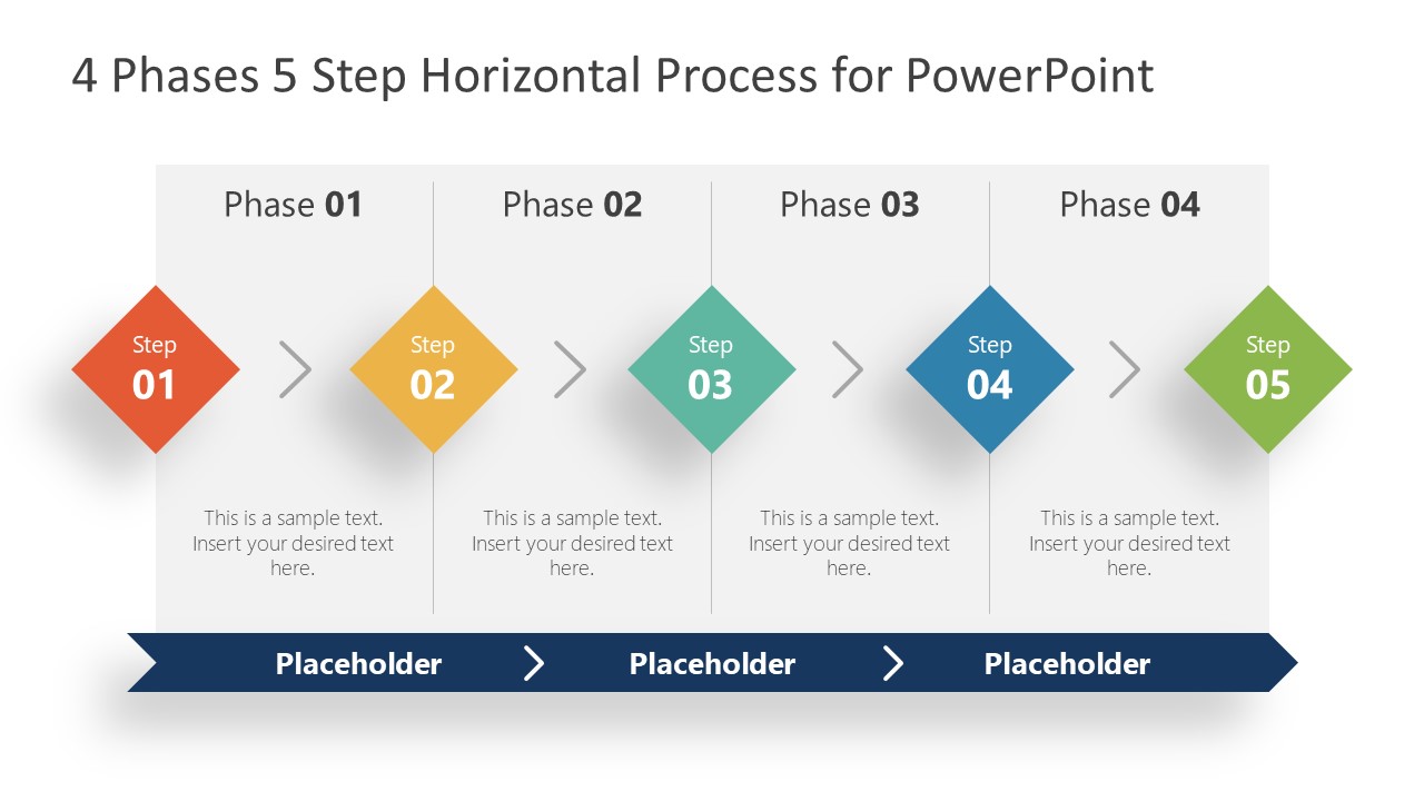 4 Phase 5 Step Diagram Powerpoint Template Slidemodel 2846