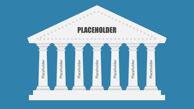 7-Step Pillar Diagram PowerPoint Template