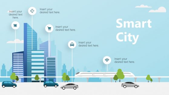 Smart City PowerPoint Shapes