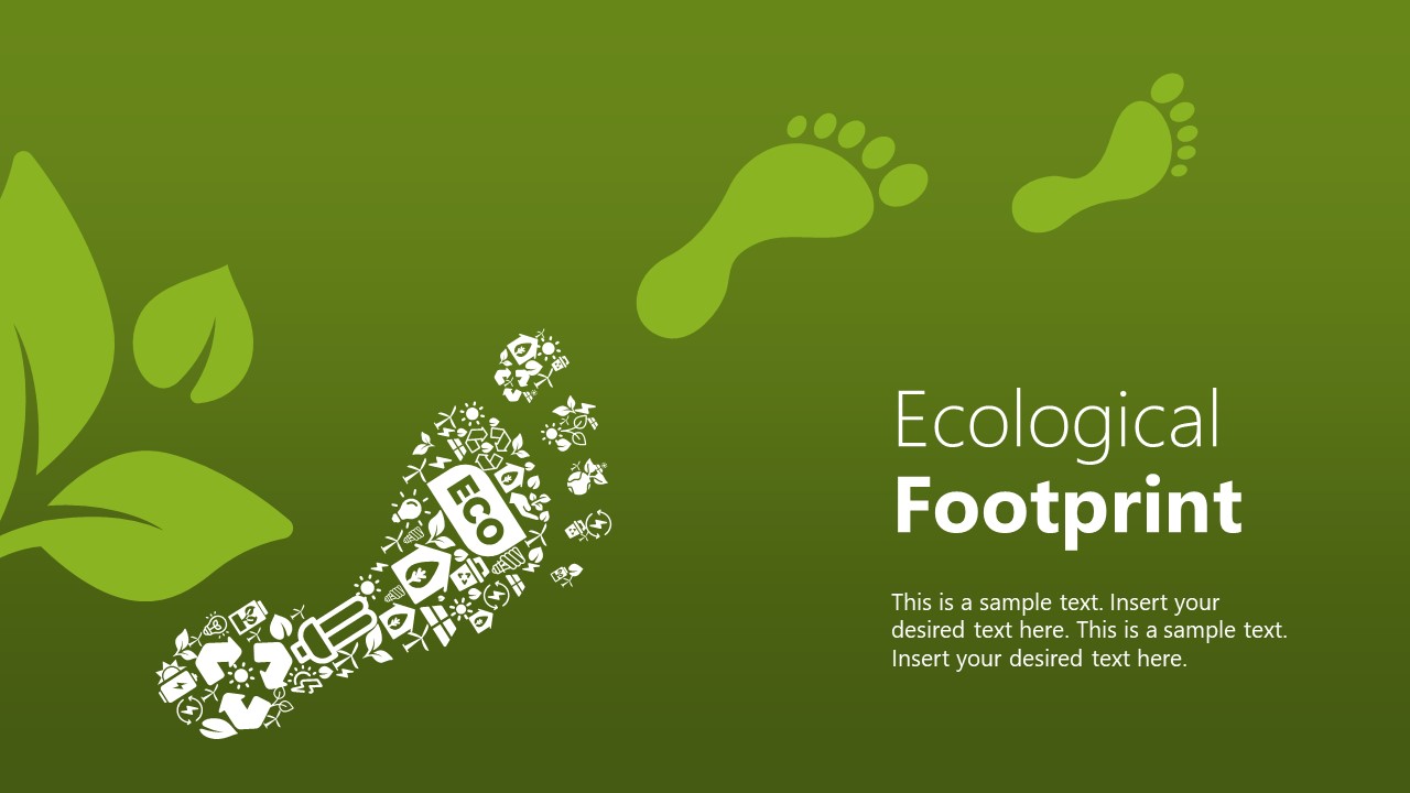 Templates of Ecological Footprint Collage 