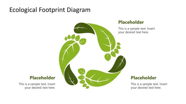 PowerPoint 3 Steps Cycle Ecological Footprint