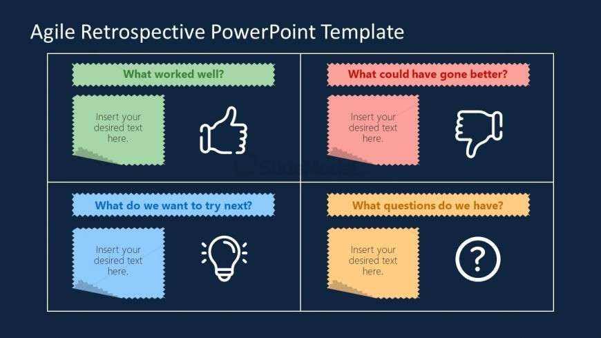 PowerPoint Templates of Agile Retrospective Diagram 