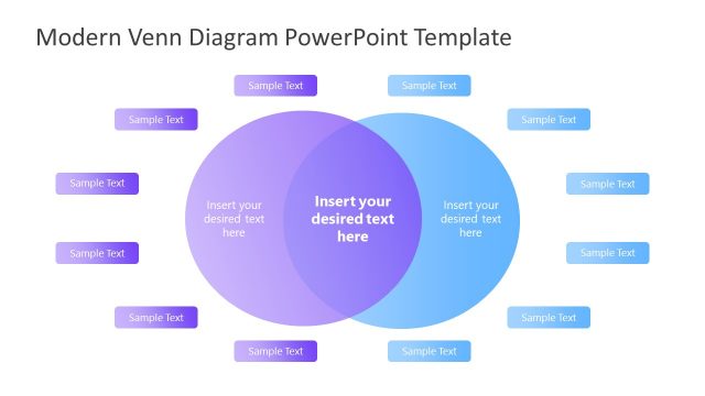 Gradient Venn Diagram for PowerPoint