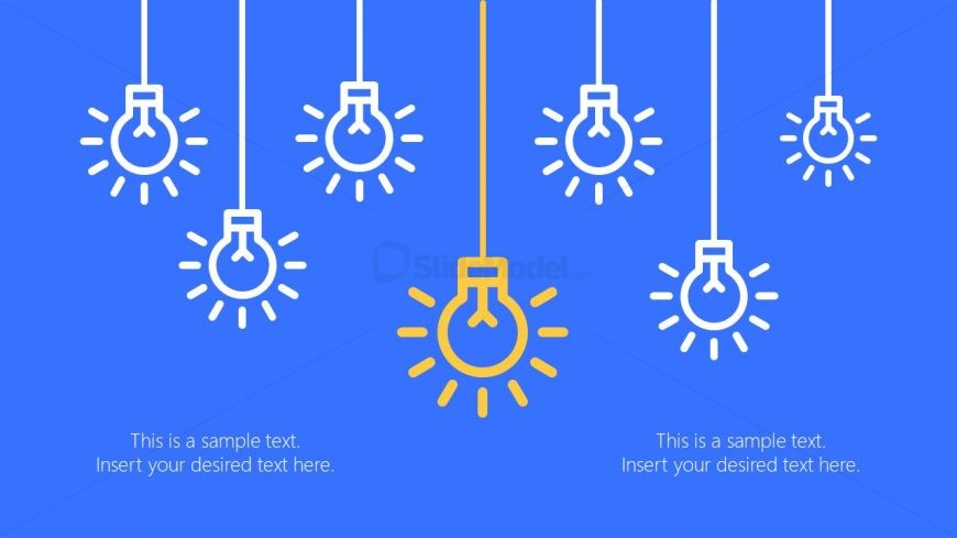PowerPoint Templates of Lightbulb for Mentoring