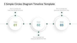 Presentation of 3 Steps Timeline and Planning PPT