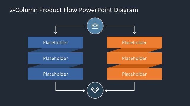 2 Column Flow Diagram in PowerPoint
