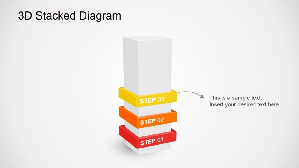 Third Step Slide Diagram for PowerPoint - SlideModel